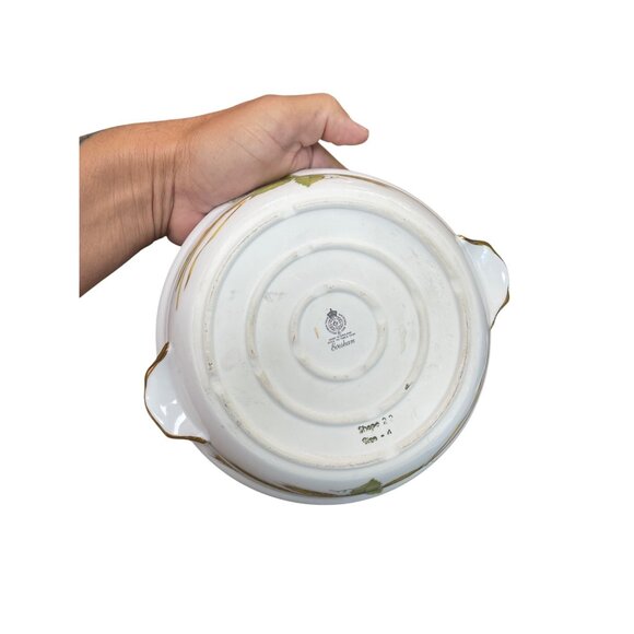 Royal Worcester Vtg England white fruit ceramic cookware 2"x8" SKU 9155 - Picture 5 of 16